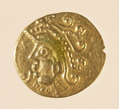 Keltische Goldmünze von Hrusovka, 3. - 2. Jahrhundert v. Chr.