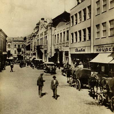 Centro Comercial Baťa, arquitecto Josef Gočár