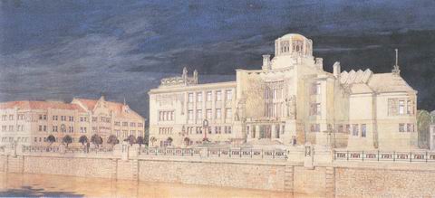 Museum in Hradec Kralove, 1. Version, 1907