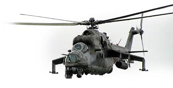 Mi-35 helicopter, photo: www.army.cz