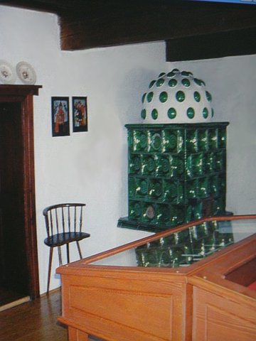 Kachelofen im Geburtshaus von Adalbert Stifter