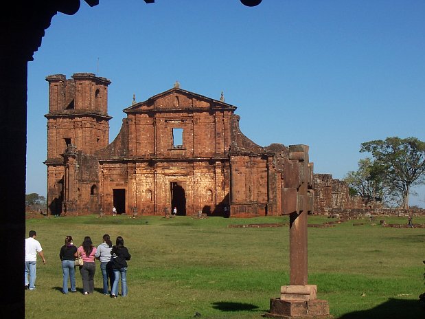 Jesuitenreduktion São Miguel das Missões in Brasilien (Foto: Leandro Kibisz, www.wikimedia.org)