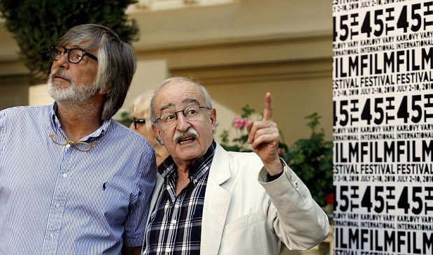 Jiří Bartoška a Juraj Herz (vpravo), foto: www.kviff.com