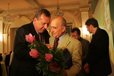 Vítězslav Sýkora et Reiner Moritz, photo: www.ceskatelevize.cz/specialy/zlatapraha/cs/