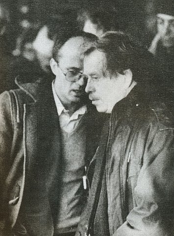 Michal Horáček con Václav Havel, fuente: Michal Horáček: Jak pukaly ledy