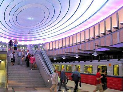Wilson Square station in Warsaw