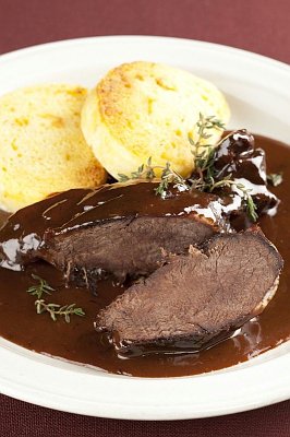 Wild boar steak with dumplings, photo: www.czechspecials.cz