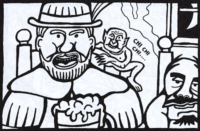 Klepáček, dibujo de Tadeáš Petr