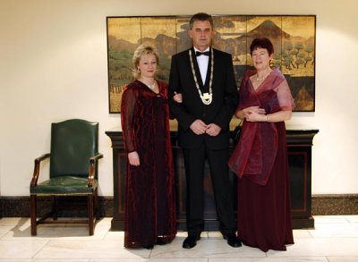 Delegation aus Chrudim in Westminster, Šárka Trunečková (links) und Petr Řezníček (Foto: www.livcomawards.com)