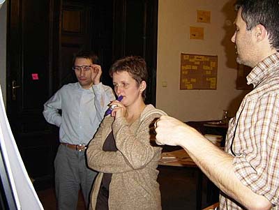 Marián Bradač (links) und Helena Hradílková