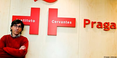 David Trueba en Instituto Cervantes de Praga, foto: isaac sibecas