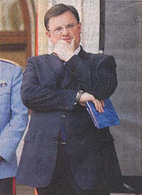 Head of protocol Jindrich Forejt, photo: MFDnes, 25.9.07
