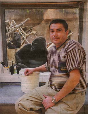 Marek Ždánský and Shinda, photo: Jan David, Metro, 8.12.08
