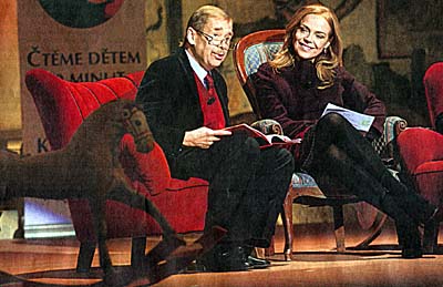 Vaclav and Dagmar Havel, photo: MFDnes, 31.10.07