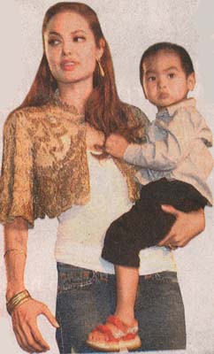 Angelina Jolie, photo: MFDnes, 6.6.07