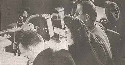 Prokurátoři procesu s M. Horákovou. Zleva: J. Urválek, L. Brožová-Polednová, J. Vieska a J. Kepák, foto: Lidové noviny (31.7.07)