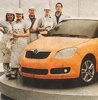Sweet Skoda Fabia, photo: MFDnes, 26.5.07