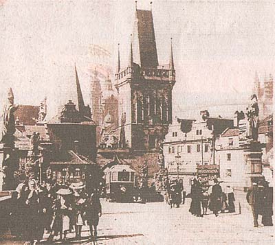 The Charles Bridge in 1965, photo: MF Dnes, 31.8.2006