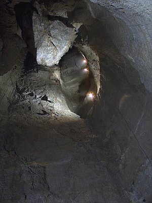 Krubera-Voronya Cave, photo: P. Mezihradsky, kota1000.speleo.cz