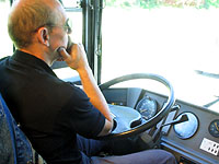 Busfahrer - řidič autobusu (Foto: Jan Rosenauer, www.rozhlas.cz)