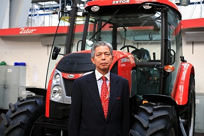 Mr. Nagase, the president of Zetor, photo: blog.aktualne.centrum.cz