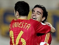 Iniesta y Xavi, foto: www.fcbarcelona.es