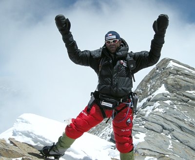 Radek Jaroš au sommet du Dhaulagiri, photo: www.radekjaros.cz