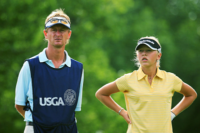 Petr Korda and his daughter Jessica, photo: forum.ottawagolf.com