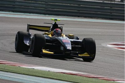 Josef Král, GP de Abu Dhabi de GP2