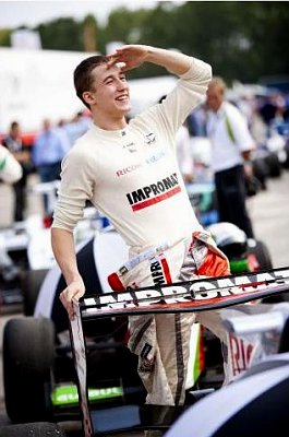 Josef Král en el GP de Italia de Fórmula Master en Imola