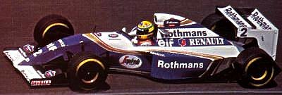 Ayrton Senna con el Williams-Renault FW16 de 1994, foto: statsf1.com / Wikipedia