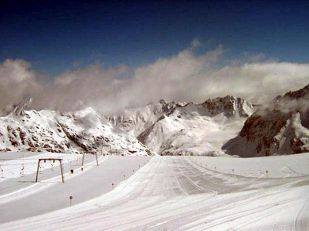 Gletscherskigebiet am Mittelbergferner, Hinteres Pitztal (Foto: www.wikimedia.org
