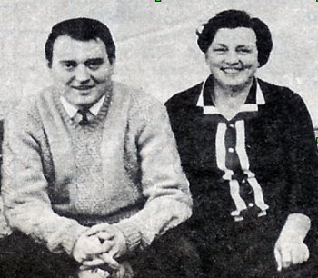 Karel Pavlik with his mother