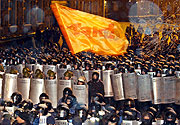 La manifestation à Kiev, photo: CTK