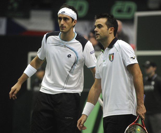 Potito Starace y Daniele Bracciali, foto: ČTK
