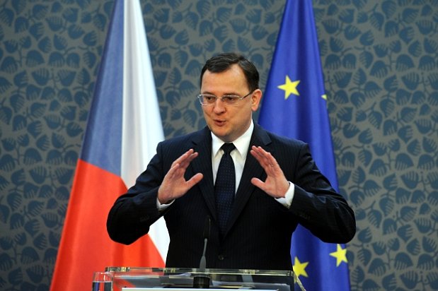 El primer ministro, Petr Nečas. Foto: ČTK