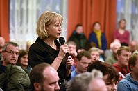 Public meeting at the local town hall in Smilovice, photo: CTK