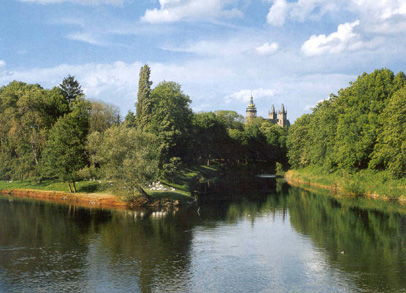 Confluence of the Elbe and Orlice Rivers