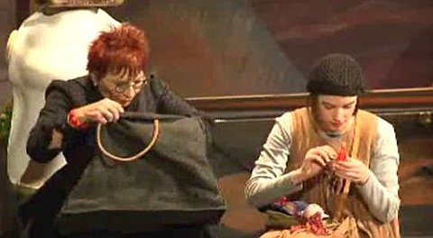 Jana Synková (babitchka) et Barbora Vyskočilová (Barunka) 