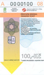 Umsteigefahrkarte - přestupní jízdenka