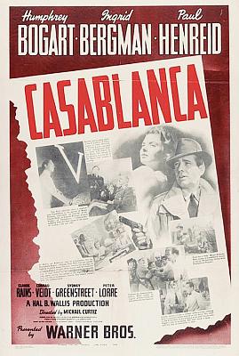 A scene from the film Casablanca