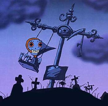 'Graveyard', illustration: Michaela Pavlatova