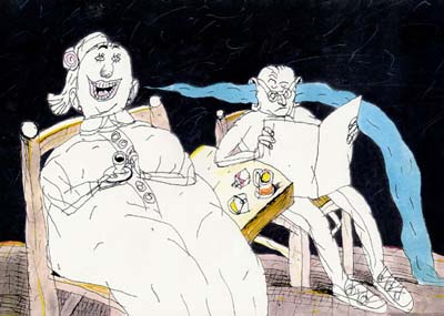'Words, Words, Words', illustration: Michaela Pavlatova