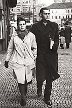 Eva and Vladimir Fuka in Prague (1948), photo: www.eva-fuka.com