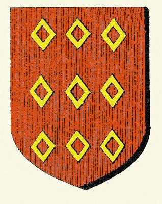 Le blason de la famille de Rohan