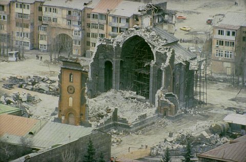 Le tremblement de terre en Arménie, 1988