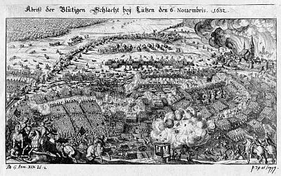 La bataille de Lützen en 1632