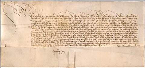 Un document de paix de Georges de Poděbrady