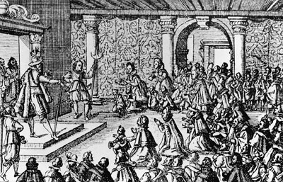 Karl von Liechtenstein und die Verwandten von den 27 zum Tod verurteilten Adeligen