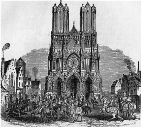 La cathédrale de Notre-Dame à Paris